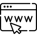 Browser icon symbolizing professional website development